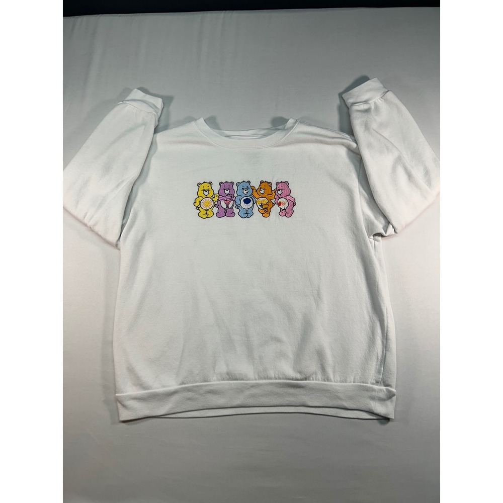 Care Bears White Crewneck Sweatshirt Grumpy Bear Graphic XXL LS12502FS Freeze